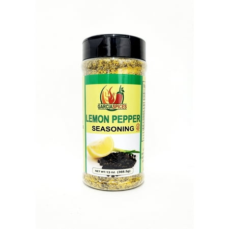 Lemon Pepper Seasoning, 13 oz - Garcia Spices