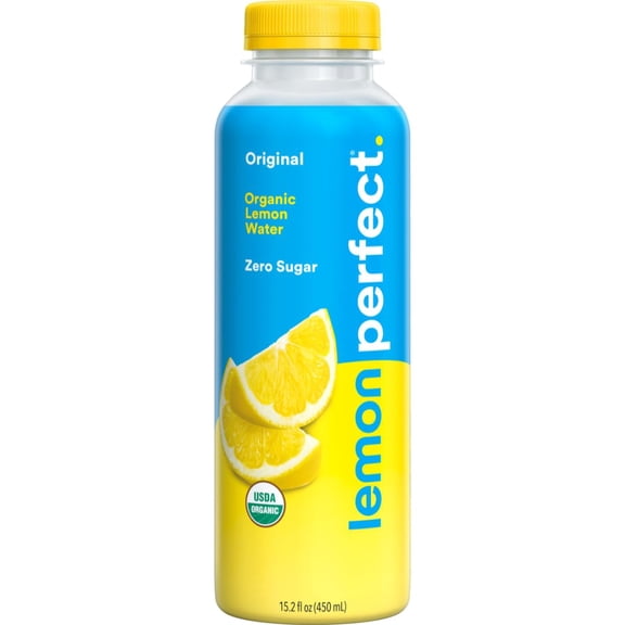 Lemon Perfect - Organic Hydrating Lemon Water - 15.2 FO, Case of 12