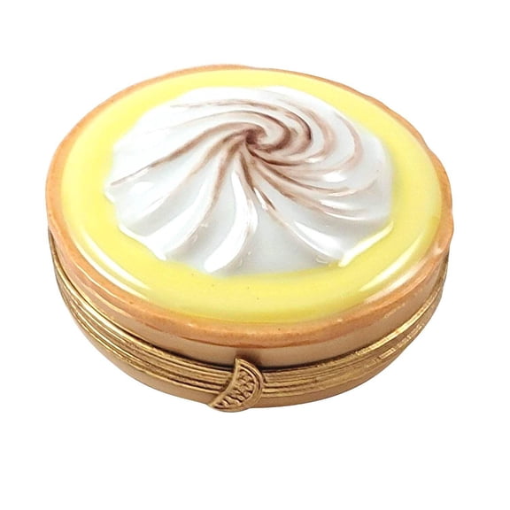 Lemon Pie Limoges Box for Collectors Limoges Box Porcelain Figurine