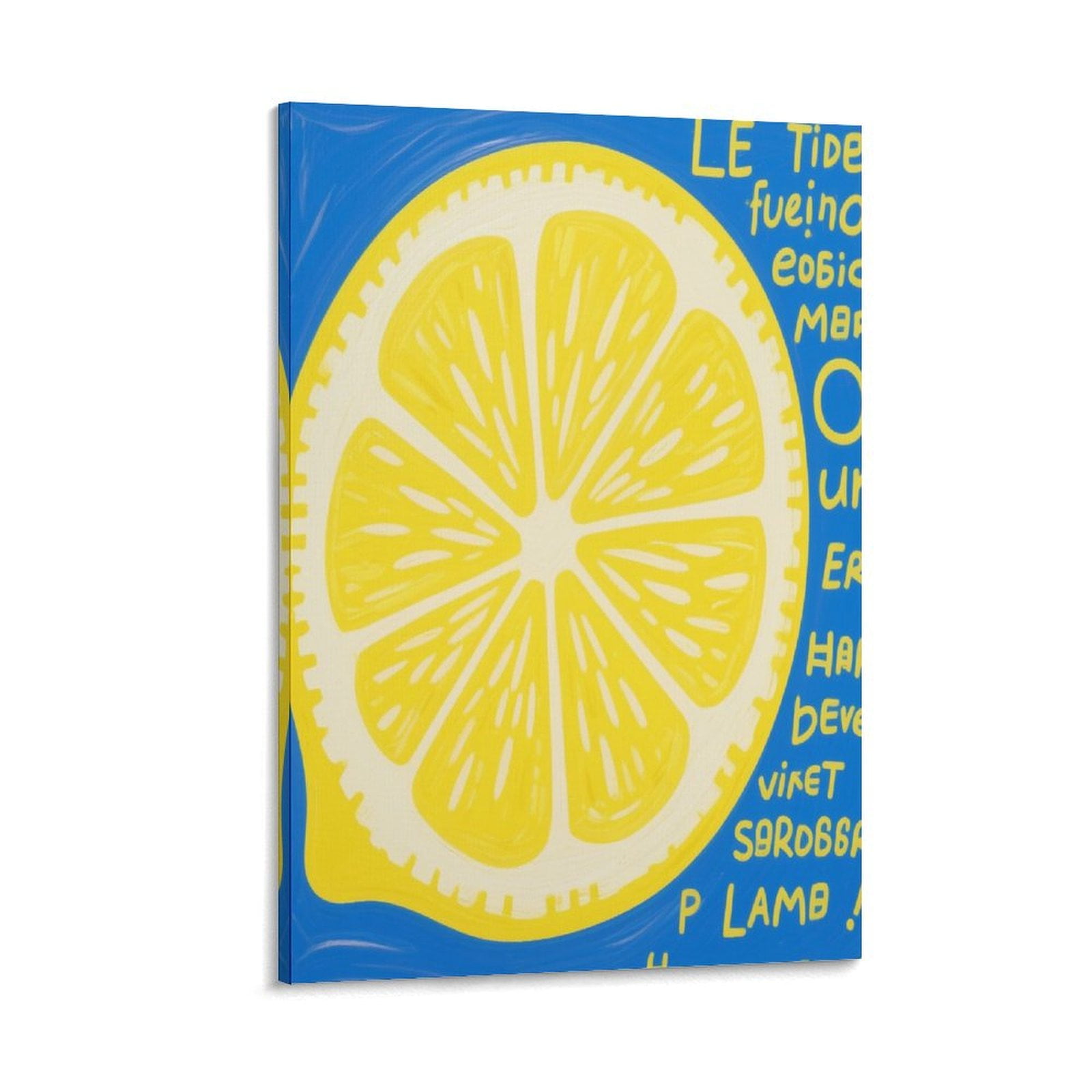 Lemon Poster (5) Canvas Art Poster and Wall Art Picture Print Modern ...