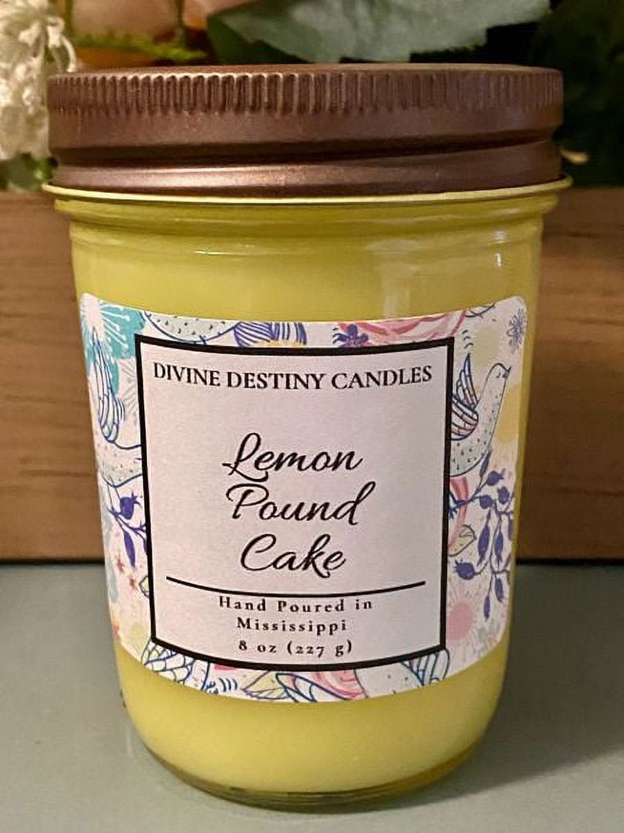 Lemon Pound Cake 8 oz Candle