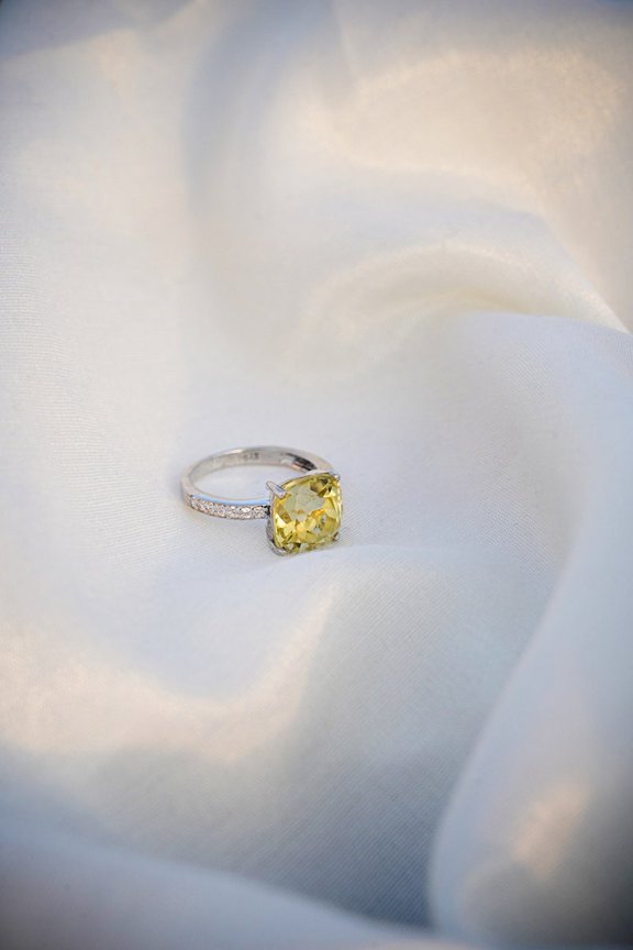 Lemon Quartz Ring, Lemon Quartz Sterling Silver Ring, Gemstone Rings, Handmade Ring, 925 Solid Sterling Silver, Gifting Ideas.