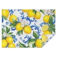 thumbnail image 1 of Lemon Rectangle Tablecloth 60"x84",Waterproof Polyester Rectangle Table Cloth, Wipeable Spillproof Polyester Tablecloth for Dining, Camping, Indoor and Outdoor, 1 of 5