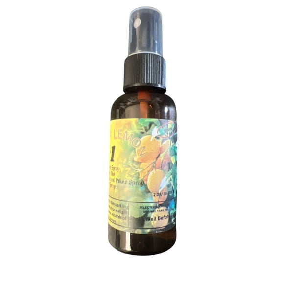 Lemon Room And Linen Spray Concentrated Freshness (2Ounces)