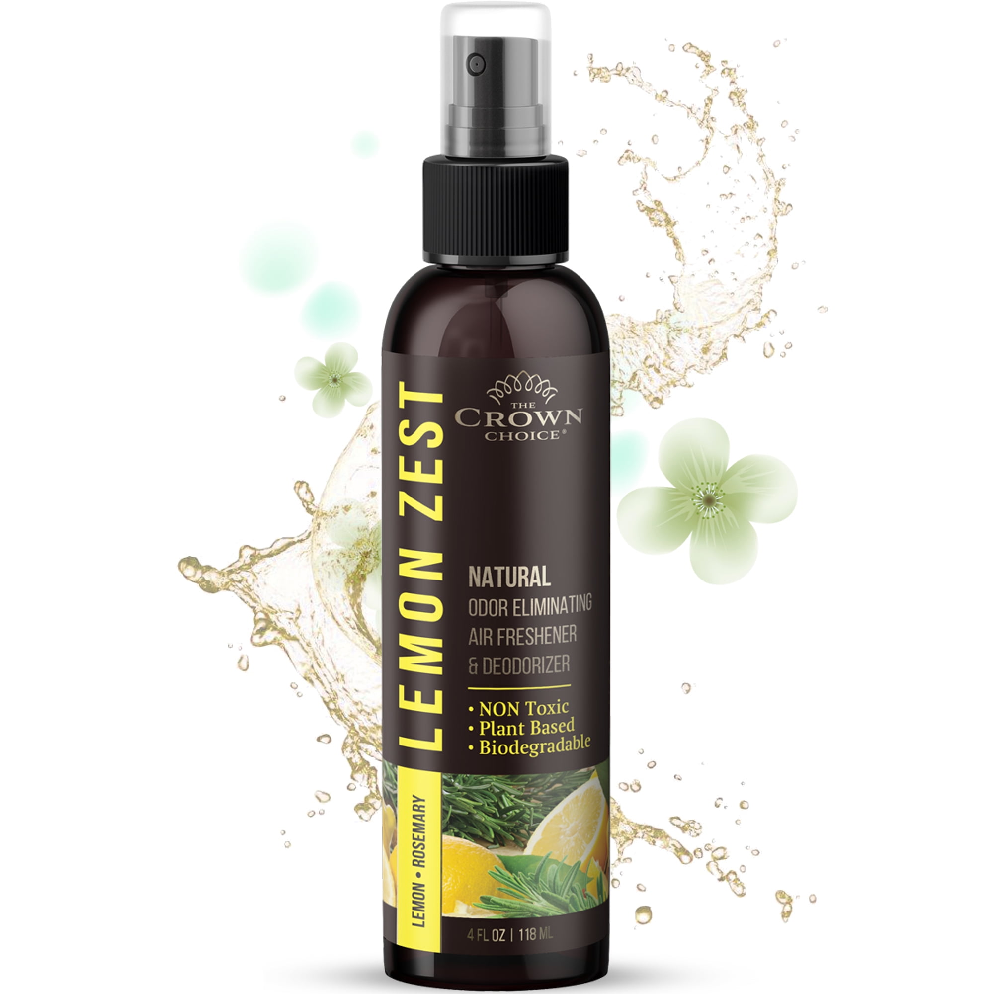 Lemon Rosemary Air Freshener Spray Natural Room Deodorizer with