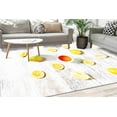 thumbnail image 1 of Lemon Rugs, Yellow Rug, Kitchen Rugs, Modern Rug, Car Mat, Bedroom Rug, Thin Rug, Housewarming Gift, Gift Rug, Hallway Rug, Small Rug, 2'x3' - 60x90 cm, 1 of 4