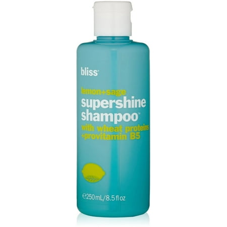 Lemon + Sage Supershine Shampoo, By Bliss - 8.5 Oz Shampoo