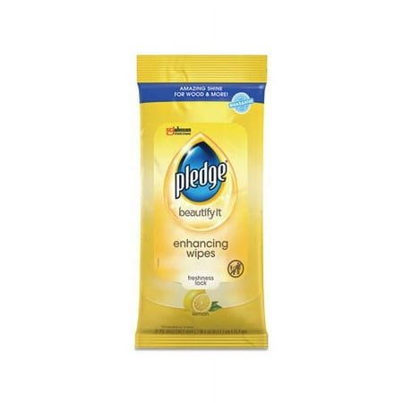 Lemon Scent Wet Wipes Cloth, 7 x 10, White, 24/Pack, 12 Packs/Carton