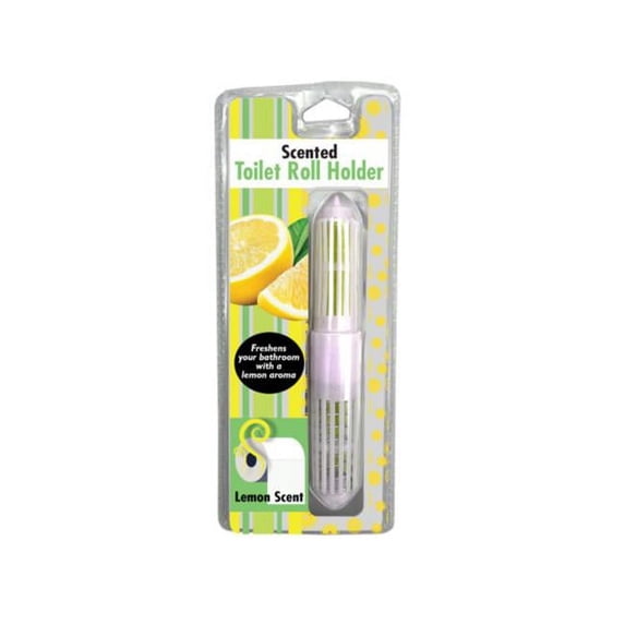Lemon Scented Toilet Paper Roll Holder - Pack of 14