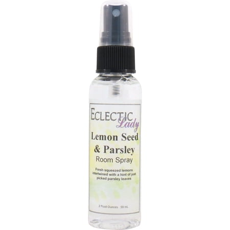 Lemon Seed and Parsley Room Spray by Eclectic Lady, 8 Ounces, Fragrant Aromatic Room Mist For Home, Room, Office