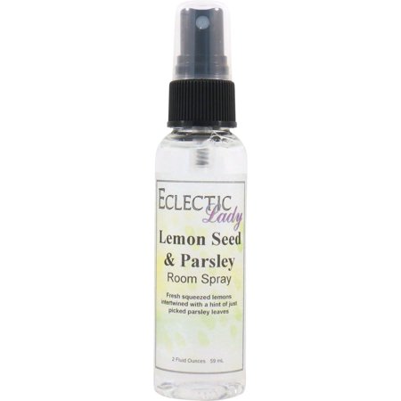 Lemon Seed and Parsley Room Spray by Eclectic Lady (Double Strength), 8 Ounces, Fragrant Aromatic Room Mist For Home, Room, Office