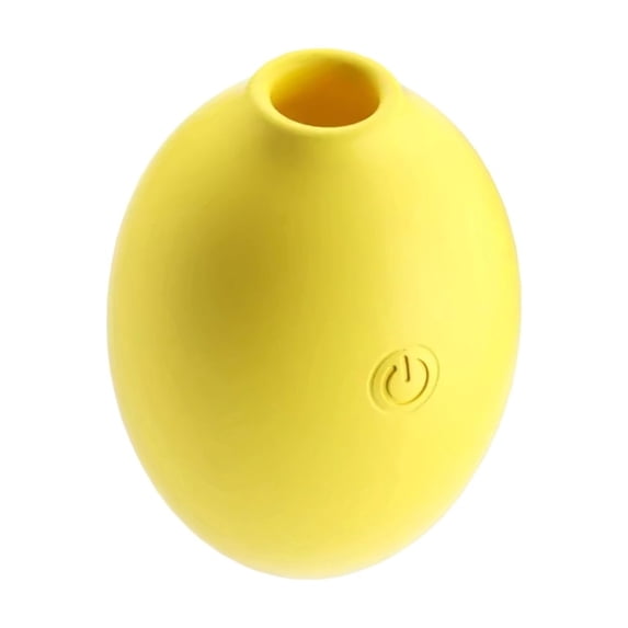 Lemon Shaped Clitoral Suction Discreet Vibrator, Yellow