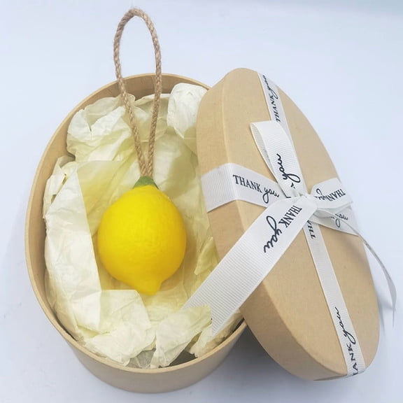 Lemon-Shaped Soap - Natural Bar Soap With Hanging Rope Refreshing For Hand And Body Friendly Gift Box Package Ideal Birthday Gift for Mom wife sisters