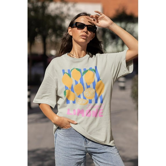 Lemon Shirt Art Graphic Summer Foodie Tee Fruits Tshirt Limoncello Vibes T-Shirt Retro Lemon Graphic Tee Italian Summer Shirt Unisex Shirt