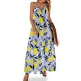 thumbnail image 1 of Lemon Sleeveless Dress Woman Fashion Long Dresses Women's Summer Suit Dress Summer 2025 Women, 1 of 7