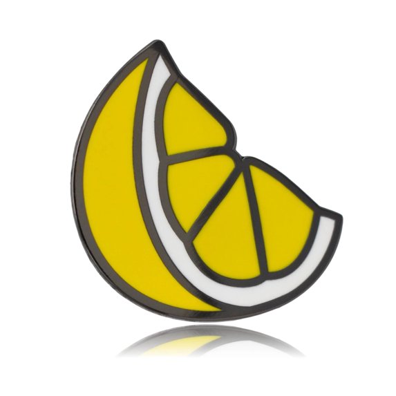 Lemon Slice Enamel Pin