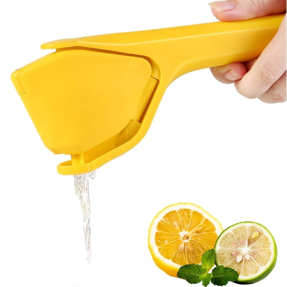 Lemon Squeezer, Effortless Manual Flat Lime Juicer Squeezer, Hand Citrus Press, Folds Design For Saving Space Storage, Easy to Make Juice From Lemon, Lime, Cirtus, Orange, Fruits