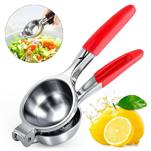 Lemon Squeezer Extra Large, Lemon Squeezer Juicer Stainless Steel, Heavy Duty Manual Citrus Juicer Hand Press