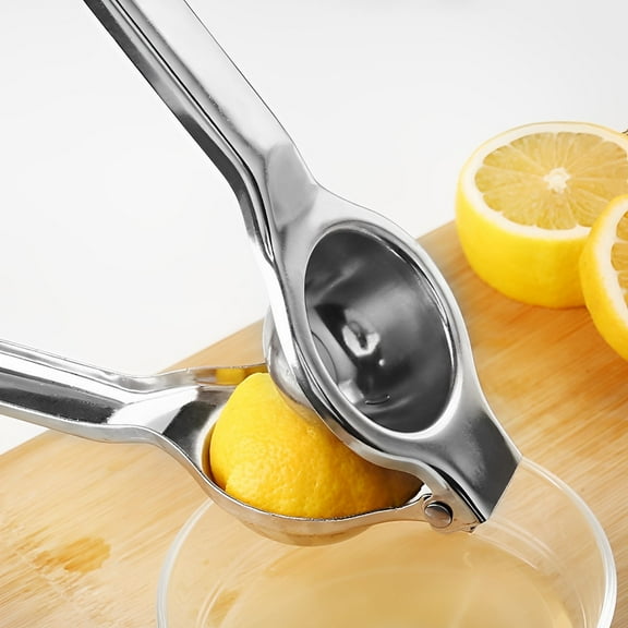 Lemon Squeezer Lemon Manual Press Stainless Steel Handheld Lemon Juicer Durable Metal Citrus Press Premium Mini Portable Lime Hand Press Squeezer Tool for Lemon Orange Lime