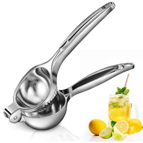 WYAJU Lemon Squeezer Stainless Steel, Heavy Duty Lime Squeezer, Hand Press Lemon Juicer Durable Metal Citrus Juicer Fruit Squeezer