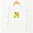 thumbnail image 1 of Lemon Stamp Limoncello Girls Graphic Tee, Cute Italy Beach 100% Cotton Kids Short Sleeve T-Shirt 4-13Y, 1 of 5