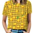 thumbnail image 1 of Lemon T-Shirt O Neck Oversize T-Shirts Short Sleeve Classic Tees Women Summer Graphic Tops, 1 of 5