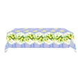 thumbnail image 1 of Lemon Tablecloth 70.8x42.5 Inch Rectangle, Yellow and Blue Tile Flower Pattern Table Cloth Themed Decor for Party Dining Room Birthday Wedding, 1 of 6