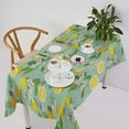 thumbnail image 1 of Lemon Tablecloth, Summer Garden Watercolor Tropic Fruit Lemon Leaves Flower Plant Print Tablecover for Outdoor Patio Party Picnic Wedding Indoor Kitchen Table 60x120in, 1 of 6