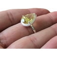 thumbnail image 1 of Lemon Topaz Gemstone Ring, Natural Lemon Topaz Ring, November Birthstone, Womens Ring, 925 Sterling Silver, Bohemian Ring, Designer Handmade Jewelry, Christmas, Twisted Design Art Ring, 1 of 5