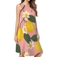 thumbnail image 1 of Lemon Tree Spring Summer Dresses For Women Fashion Dress Casual Sleeveless Loose Sundress With Pockets, 1 of 4