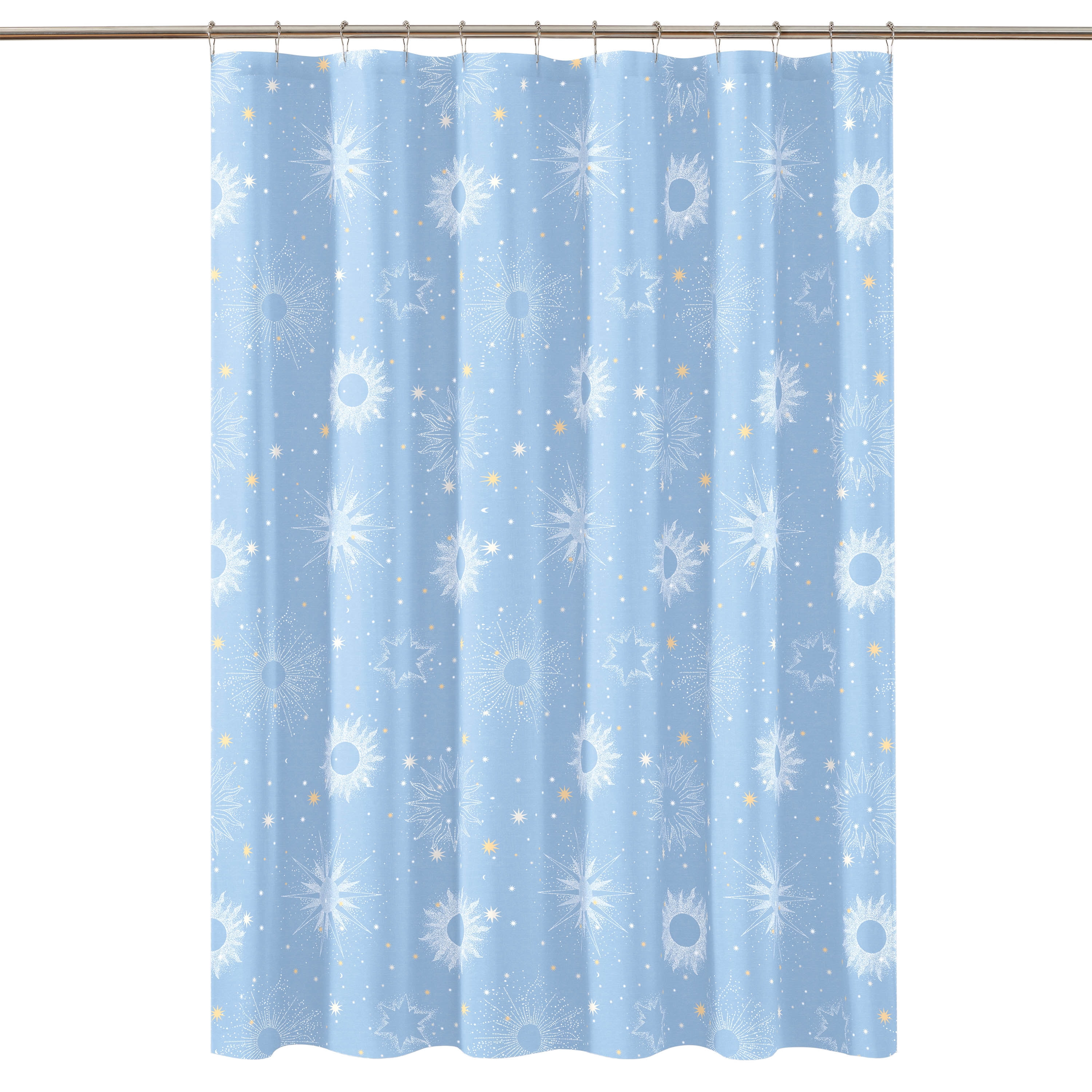Lemon Tree Uriel 72x72 Blue Shower Curtain