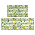 thumbnail image 1 of Lemon Trees Kitchen Rugs and Mats Sets Of 2,Kitchen Decoration Rugs,Rubber Backing Non-Slip Floor Mat for Sink Washable Waterproof Laundry Room Runner Rugs, 1 of 7