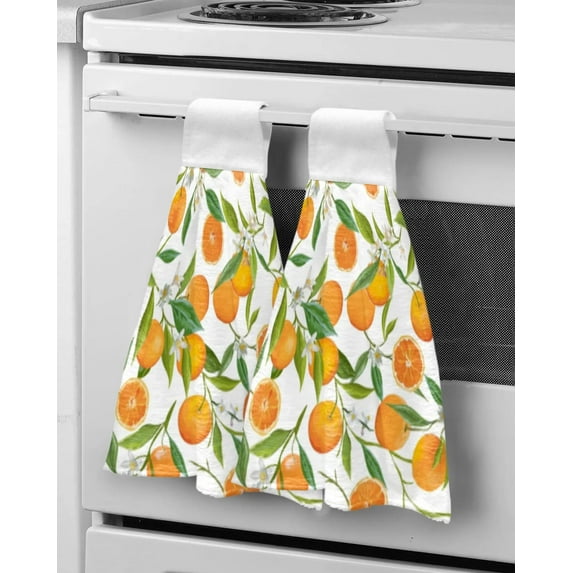 Lemon Truck Gnome Summer Hand Towels Kitchen Bathroom Hanging Cloth Quick Dry Soft Absorbent Microfiber Towels