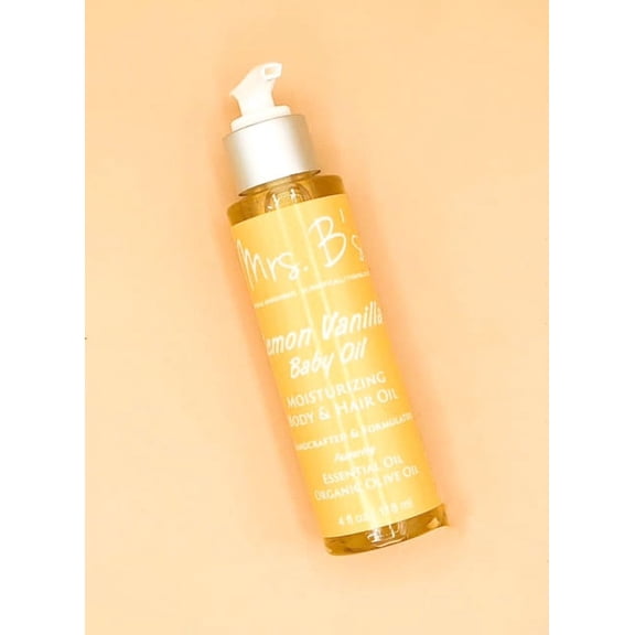 Lemon Vanilla Natural Baby Oil