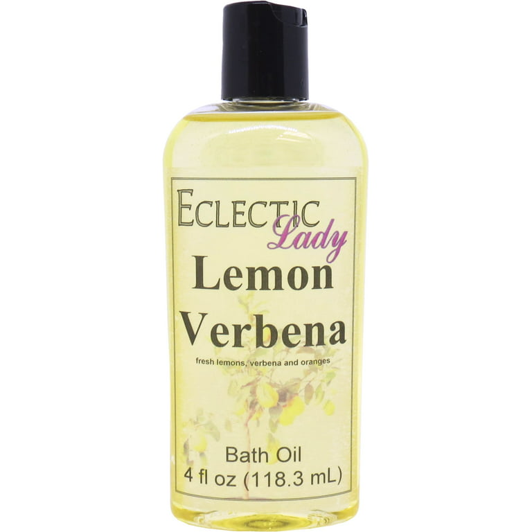 Lemon Verbena Bath Oil - Scented Body Oil - Relaxing