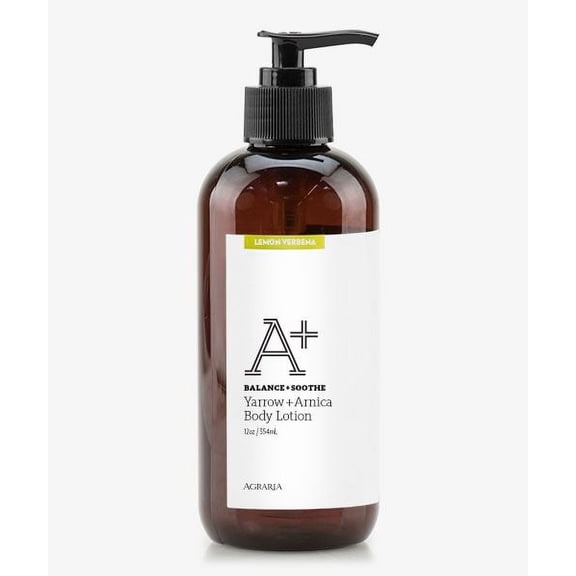 Lemon Verbena , Yarrow + Arnica Lotion, 12oz