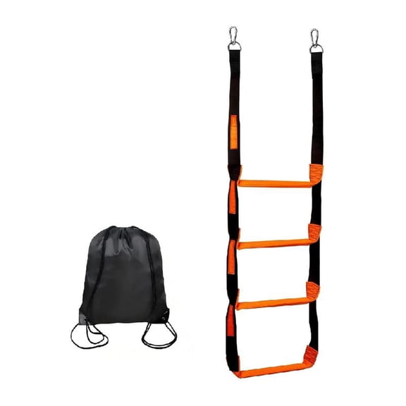 Lemon Vessel Ladder For Marine Use Compact Pliable Plan 4 Against Slip Steps Polyster Rope With Rustproof Hardware