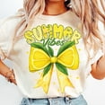 thumbnail image 1 of Lemon Vibes Summer T-Shirt, Preppy Coquette Lemon Tee, Bright Everyday Shirt for Women, 1 of 5