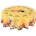 thumbnail image 1 of Lemon Watermelon Tablecloth Washable Round Table Cover for Kitchen Dining Decoration 60 Inch, 1 of 6