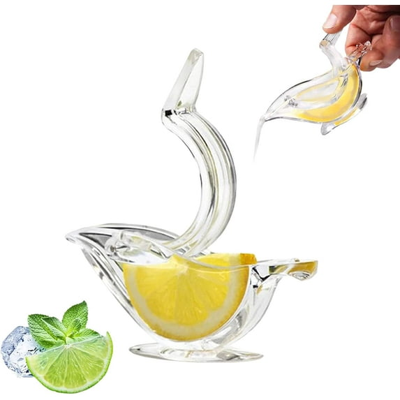 Lemon Wedge Squeezer-2Pc Manual Juicer, Lemon Wedge Juicer, Lime Wedge Juicer, Fruit Wedge Juicer,No Seeds, Bird Shaped Juicer, Citrus Juicer, Lime Squeezer, Hand Juicer, Citrus Squeezer,Lime squeezer