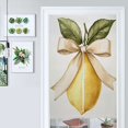 thumbnail image 1 of Lemon With Ribbon Bow Door Curtain Nordic Living Room DoorCurtain Porch Partition Curtain Kitchen Rative Half Curtain, 1 of 4