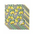 thumbnail image 1 of Lemon Yellow Cloth Napkins Set of 6 Reusable Dinner Napkins, Watercolor Fruit Black White Buffalo Plaid Cocktail Napkin Washable Table Napkins for Wedding/Holiday Party/Baby Shower 20"x20", 1 of 7
