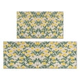 thumbnail image 1 of Lemon Yellow Kitchen Rugs and Mats Sets Of 2,Kitchen Decoration Rugs,Rubber Backing Non-Slip Floor Mat for Sink Washable Waterproof Laundry Room Runner Rugs, 1 of 7