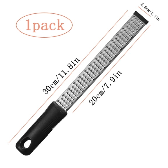 Lemon Zester & Cheese Shredder | Professional-Grade Garlic Grater Micro Plane Grater Zester| Non-Slip Grip, For Cheese, Ginger