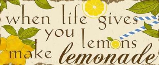 Lemonade Canvas Art - Anna Quach (24 x 48)