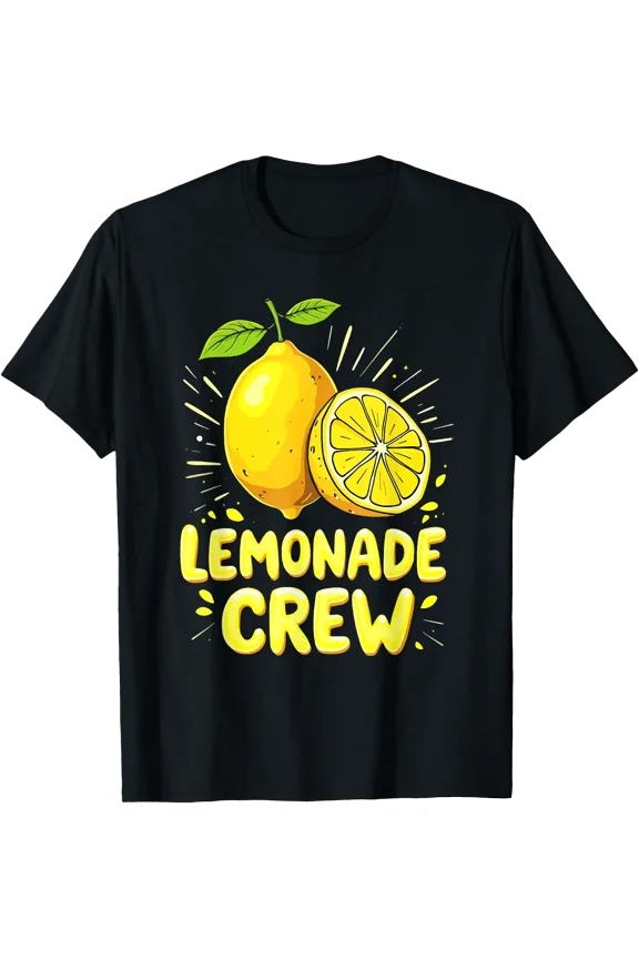 Lemonade Crew Funny Lemonade Day Summer Lemon Stand Kids T-Shirt