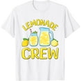 thumbnail image 1 of Lemonade Crew T-Shirt, Small, White100% pure cotton white short-sleeved T-shirts for men and women, 1 of 4