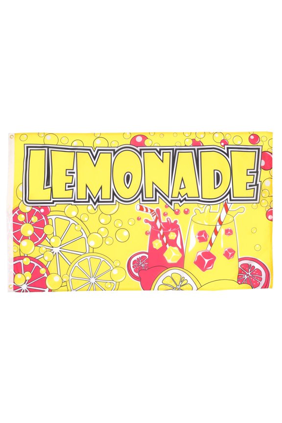 Lemonade Flag 3x5 ft 100D Polyester 2 Grommets 150x90 cm