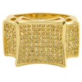 thumbnail image 1 of Lemonade Kite CZ Mens Bling Bling Ring (11), 1 of 1
