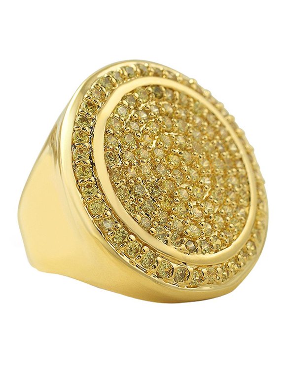 Lemonade Mega Circles of Ice Micro Pave Ring (11)